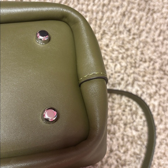 Coach Slouchy Rogue Top Handle in Olive - Picture 9 of 17